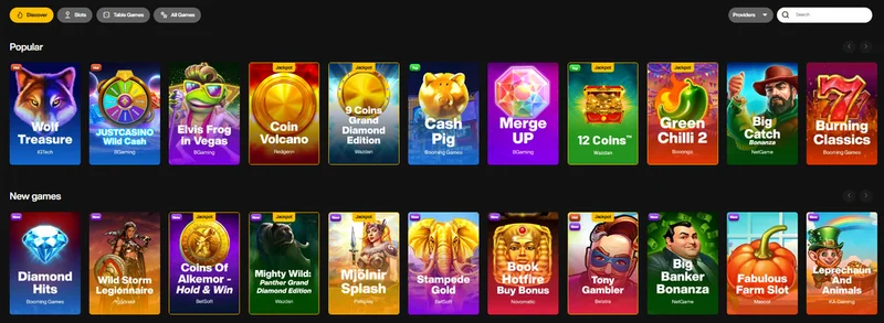 Just Casino Mobile Experience